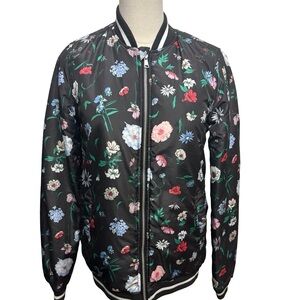 Girls United Floral Bomber Jacket - size 14/15
